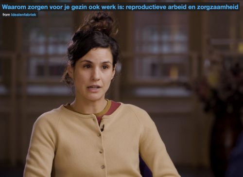 Terugkijken: Waarom zorgen voor je gezin ook werk is: reproductieve arbeid en zorgzaamheid, met Lynn Berger